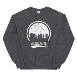 Fan Gear Nation Unisex Memphis Grizzlies Basketball Crew Neck Sweatshirt