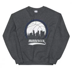 Fan Gear Nation Unisex Minnesota Timberwolves Basketball Crew Neck Sweatshirt