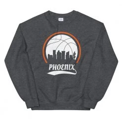 Fan Gear Nation Unisex Phoenix Suns Basketball Crew Neck Sweatshirt