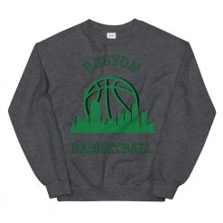 Fan Gear Nation Boston Celtics Basketball Crew Neck Sweatshirt Unisex Cotton/Polyester