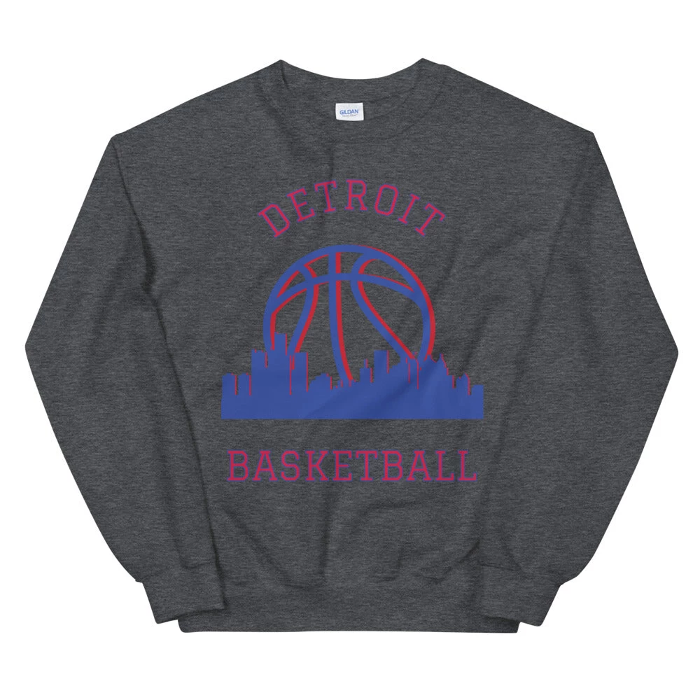 Fan Gear Nation Detroit Pistons Basketball Crew Neck Sweatshirt Unisex Cotton/Polyester 5 Fan Gear Nation Detroit Pistons Basketball Crew Neck Sweatshirt Unisex Cotton/Polyester