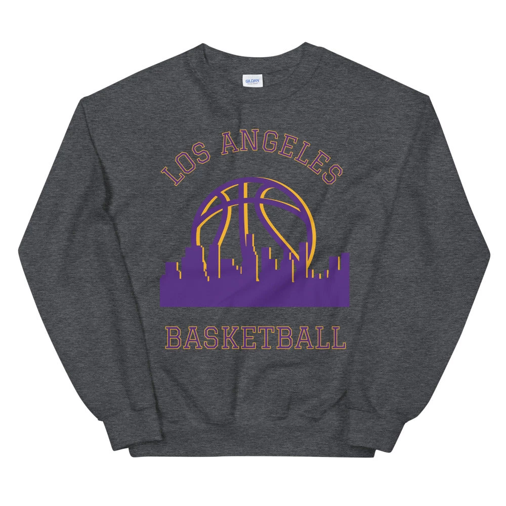 Fan Gear Nation Los Angeles Lakers Basketball Crew Neck Sweatshirt Unisex Cotton/Polyester 6 Fan Gear Nation Los Angeles Lakers Basketball Crew Neck Sweatshirt Unisex Cotton/Polyester