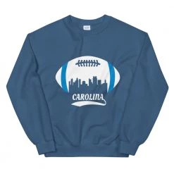 Fan Gear Nation Unisex Carolina Panthers Football Crew Neck Sweatshirt
