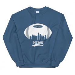 Fan Gear Nation Unisex Detroit Lions Football Crew Neck Sweatshirt