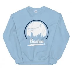 Fan Gear Nation Unisex Boston Red Sox Baseball Crewneck Sweatshirt