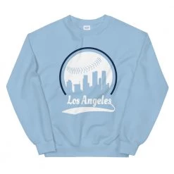Fan Gear Nation Unisex Los Angeles Dodgers Baseball Crewneck Sweatshirt