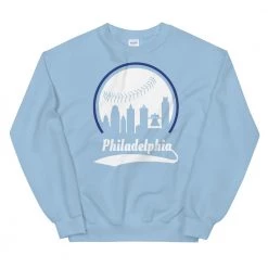 Fan Gear Nation Unisex Philadelphia Phillies Baseball Crewneck Sweatshirt