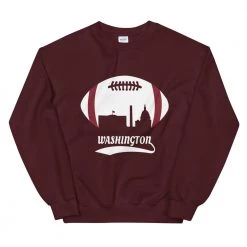 Fan Gear Nation Unisex Washington Commanders Crew Neck Sweatshirt