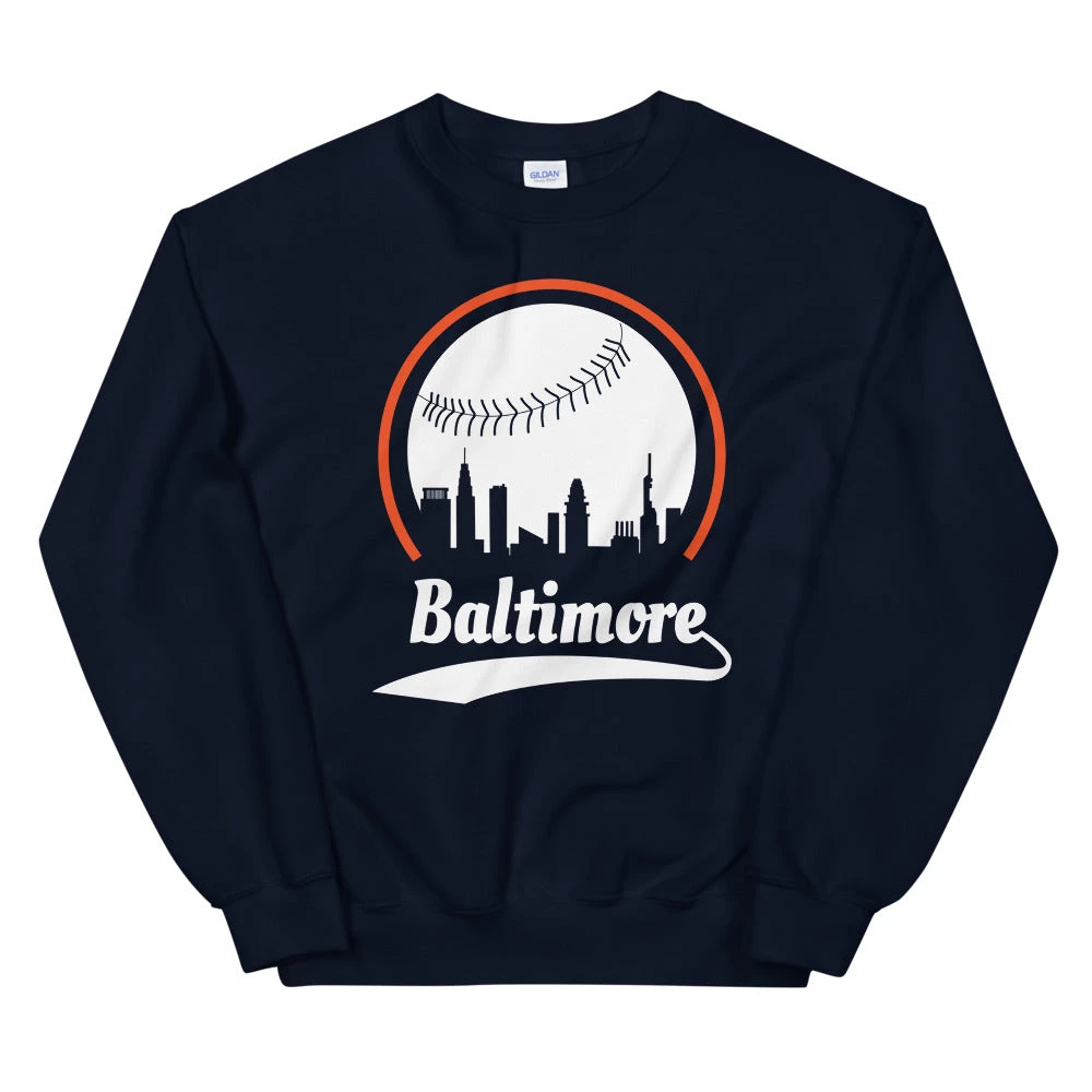 Fan Gear Nation Unisex Baltimore Orioles Baseball Crewneck Sweatshirt 3 Fan Gear Nation Unisex Baltimore Orioles Baseball Crewneck Sweatshirt