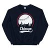 Fan Gear Nation Unisex Chicago Cubs Baseball Crewneck Sweatshirt