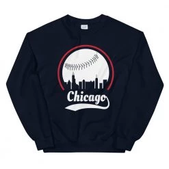 Fan Gear Nation Unisex Chicago Cubs Baseball Crewneck Sweatshirt