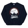 Fan Gear Nation Unisex Houston Astros Baseball Crewneck Sweatshirt