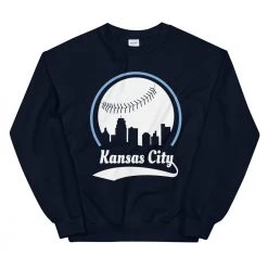 Fan Gear Nation Unisex Kansas City Royals Baseball Crewneck Sweatshirt