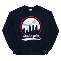 Fan Gear Nation Unisex Los Angeles Dodgers Baseball Crewneck Sweatshirt
