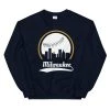 Fan Gear Nation Unisex Milwaukee Brewers Baseball Crewneck Sweatshirt