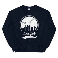 Fan Gear Nation Unisex New York Yankees Baseball Crewneck Sweatshirt