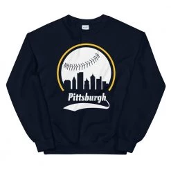 Fan Gear Nation Unisex Pittsburgh Pirates Baseball Crewneck Sweatshirt