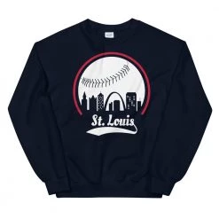 Fan Gear Nation Unisex St. Louis Cardinals Baseball Crewneck Sweatshirt