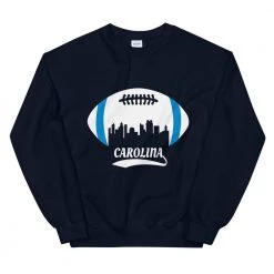 Fan Gear Nation Unisex Carolina Panthers Football Crew Neck Sweatshirt