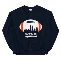 Fan Gear Nation Unisex Cleveland Browns Football Crew Neck Sweatshirt