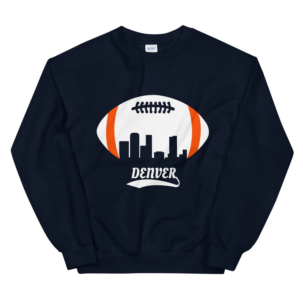 Fan Gear Nation Unisex Denver Broncos Football Crew Neck Sweatshirt 3 Fan Gear Nation Unisex Denver Broncos Football Crew Neck Sweatshirt