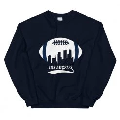 Fan Gear Nation Los Angeles Rams Football Crew Neck Sweatshirt Unisex