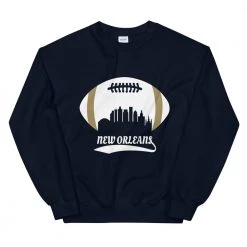 Fan Gear Nation Unisex New Orleans Saints Football Crew Neck Sweatshirt