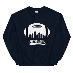 Fan Gear Nation Unisex Pittsburgh Steelers Football Crew Neck Sweatshirt