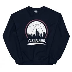 Fan Gear Nation Unisex Cleveland Cavaliers Basketball Crew Neck Sweatshirt