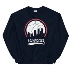 Fan Gear Nation Unisex Los Angeles Clippers Basketball Crew Neck Sweatshirt