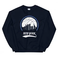 Fan Gear Nation Unisex New York Knicks Basketball Crew Neck Sweatshirt