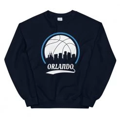 Fan Gear Nation Unisex Orlando Magic Basketball Crew Neck Sweatshirt