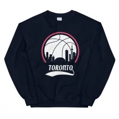 Fan Gear Nation Unisex Toronto Raptors Basketball Crew Neck Sweatshirt