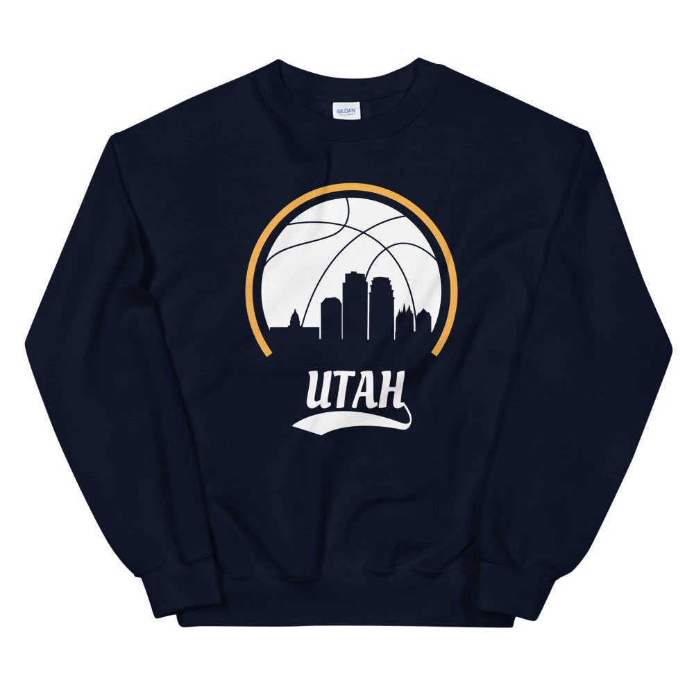 Fan Gear Nation Unisex Utah Jazz Basketball Crew Neck Sweatshirt 3 Fan Gear Nation Unisex Utah Jazz Basketball Crew Neck Sweatshirt