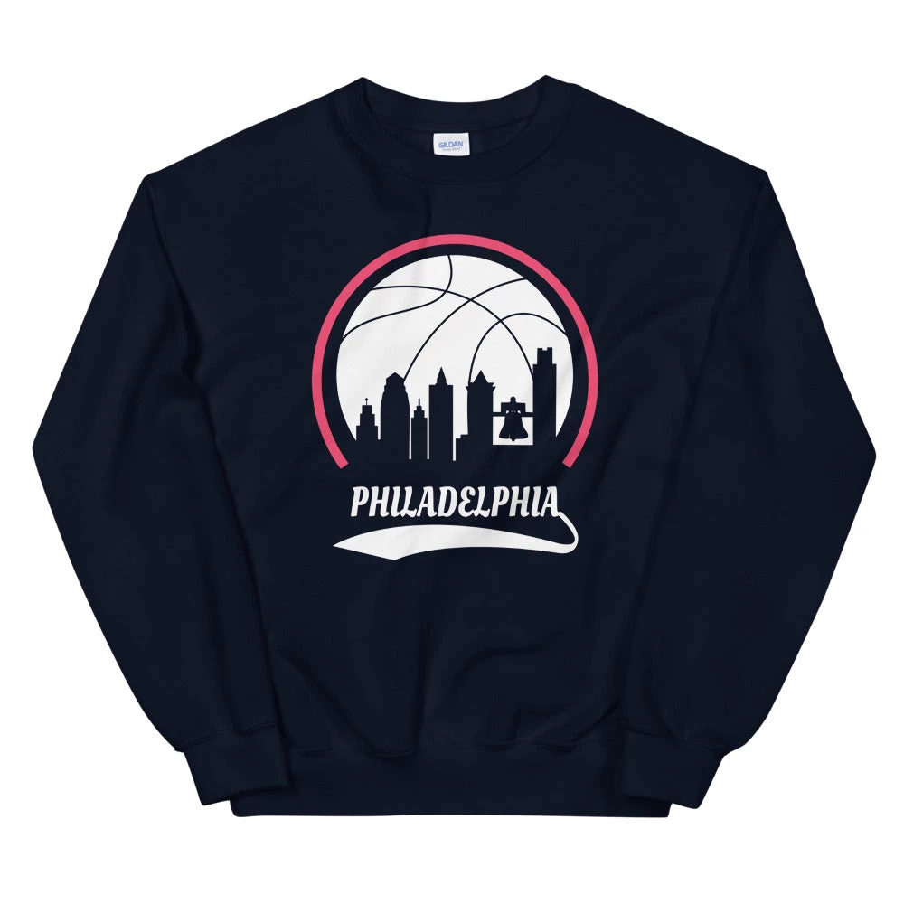 Fan Gear Nation Unisex Philadelphia 76Ers Basketball Crew Neck Sweatshirt 3 Fan Gear Nation Unisex Philadelphia 76Ers Basketball Crew Neck Sweatshirt