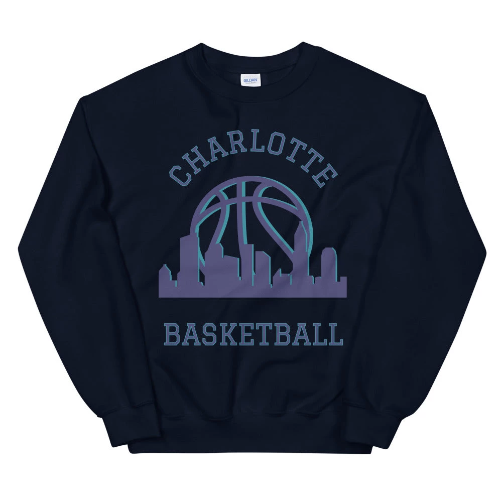 Fan Gear Nation Charlotte Hornets Basketball Crew Neck Sweatshirt Unisex Cotton/Polyester 5 Fan Gear Nation Charlotte Hornets Basketball Crew Neck Sweatshirt Unisex Cotton/Polyester