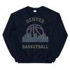 Fan Gear Nation Denver Nuggets Basketball Crew Neck Sweatshirt Unisex Cotton/Polyester