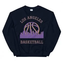 Fan Gear Nation Los Angeles Lakers Basketball Crew Neck Sweatshirt Unisex Cotton/Polyester 9 Fan Gear Nation Los Angeles Lakers Basketball Crew Neck Sweatshirt Unisex Cotton/Polyester