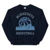 Fan Gear Nation Minnesota Timberwolves Basketball Crew Neck Sweatshirt Unisex Cotton/Polyester