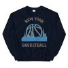 Fan Gear Nation New York Knicks Basketball Crew Neck Sweatshirt Unisex Cotton/Polyester