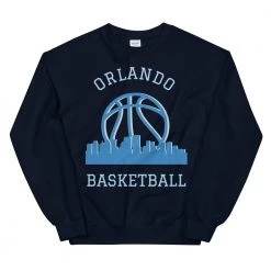Fan Gear Nation Unisex Orlando Magic Basketball Crew Neck Sweatshirt