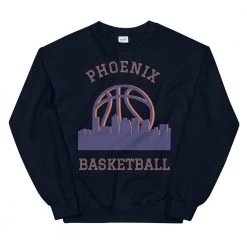Fan Gear Nation Phoenix Suns Basketball Crew Neck Sweatshirt Unisex Cotton/Polyester
