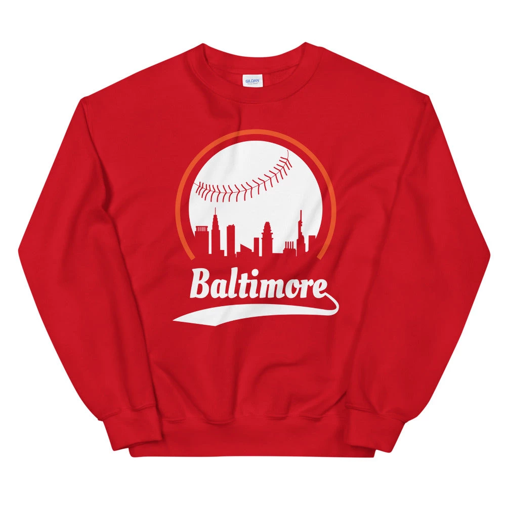 Fan Gear Nation Unisex Baltimore Orioles Baseball Crewneck Sweatshirt 4 Fan Gear Nation Unisex Baltimore Orioles Baseball Crewneck Sweatshirt