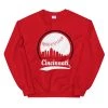 Fan Gear Nation Unisex Cincinnati Reds Baseball Crewneck Sweatshirt