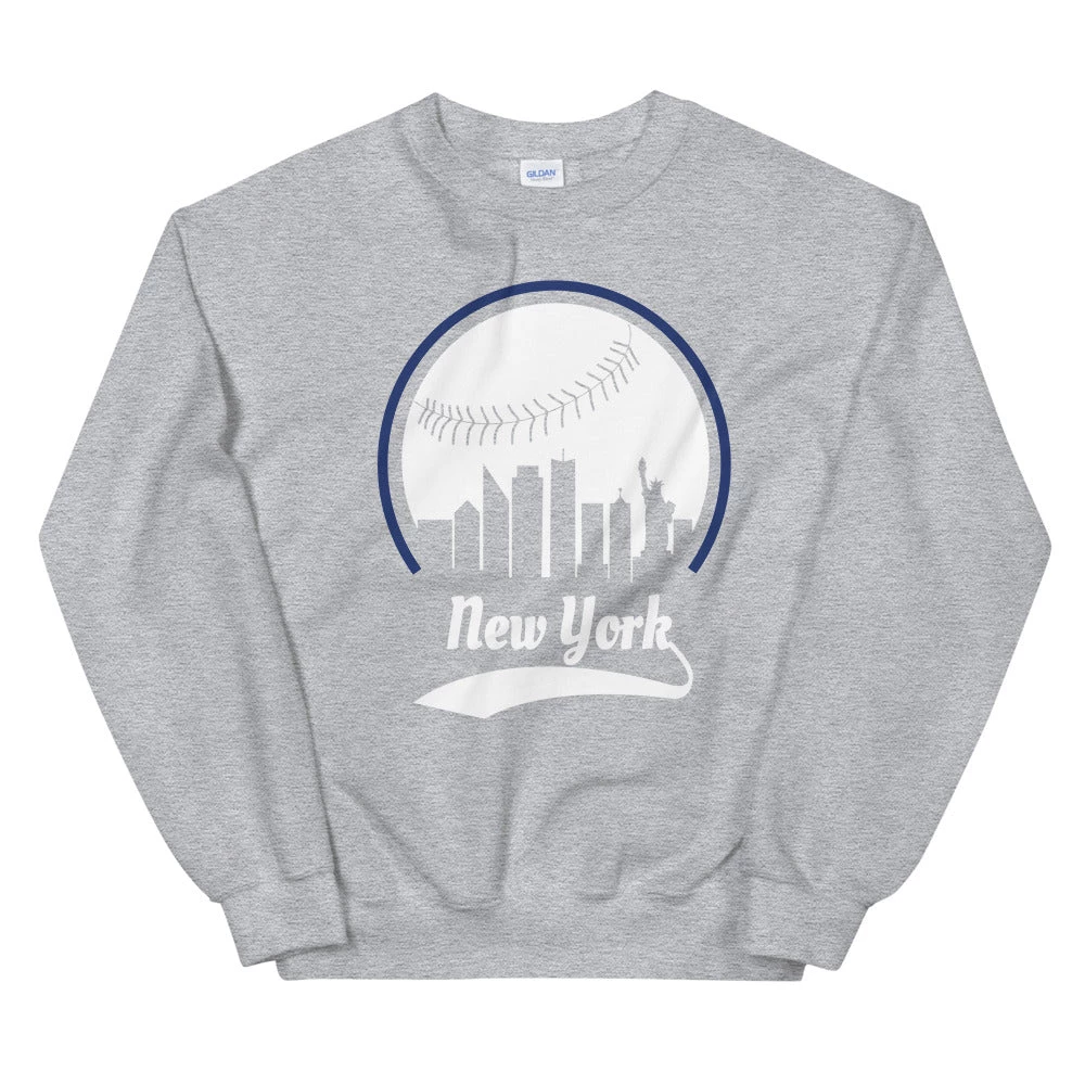 Fan Gear Nation Unisex New York Mets Baseball Crewneck Sweatshirt 6 Fan Gear Nation Unisex New York Mets Baseball Crewneck Sweatshirt
