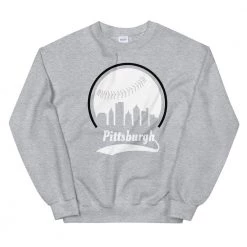Fan Gear Nation Unisex Pittsburgh Pirates Baseball Crewneck Sweatshirt