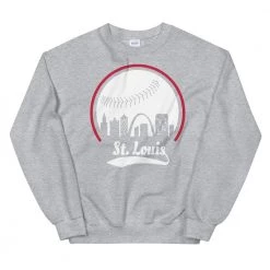Fan Gear Nation Unisex St. Louis Cardinals Baseball Crewneck Sweatshirt