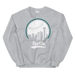 Fan Gear Nation Unisex Seattle Mariners Baseball Crewneck Sweatshirt 9 Fan Gear Nation Unisex Seattle Mariners Baseball Crewneck Sweatshirt