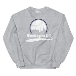 Fan Gear Nation Unisex Washington Nationals Baseball Crewneck Sweatshirt