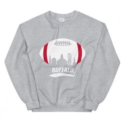 Fan Gear Nation Unisex Buffalo Bills Football Crew Neck Sweatshirt